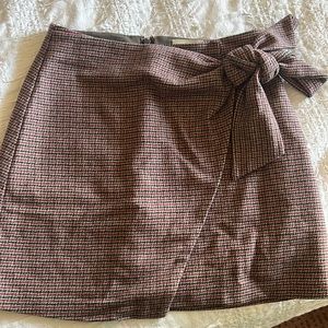 Wilfrid Plaid Mini Skirt